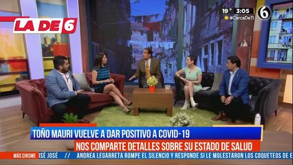 Toño Mauri vuelve a dar positivo a Covid-19