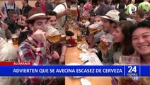 Preocupación en Alemania ante posible escasez de cerveza