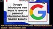 How to scrub your phone number and address from Google search - 1BREAKINGNEWS.COM