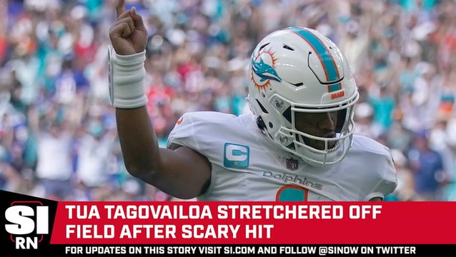 Tua Tagovailoa Stretchered Off Field Following Scary Hit