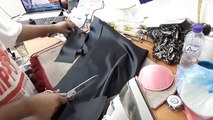 ballgown cutting and stitching (BACK DORI) / ballgown cutting and stitching  (BODY STITCHING) / ball gown wedding dress cutting and stitching / ball gown learning tutorial for beginners  / wedding dress stitching and cutting / dress girl  /  part 11