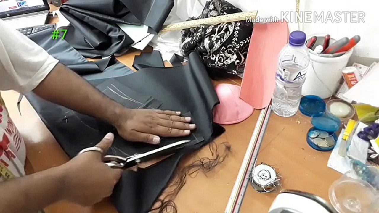 ballgown cutting and stitching (BODY) / how to cut bodice of   panel gown and stitching / ball gown wedding dress cutting and stitching / dress girl / part