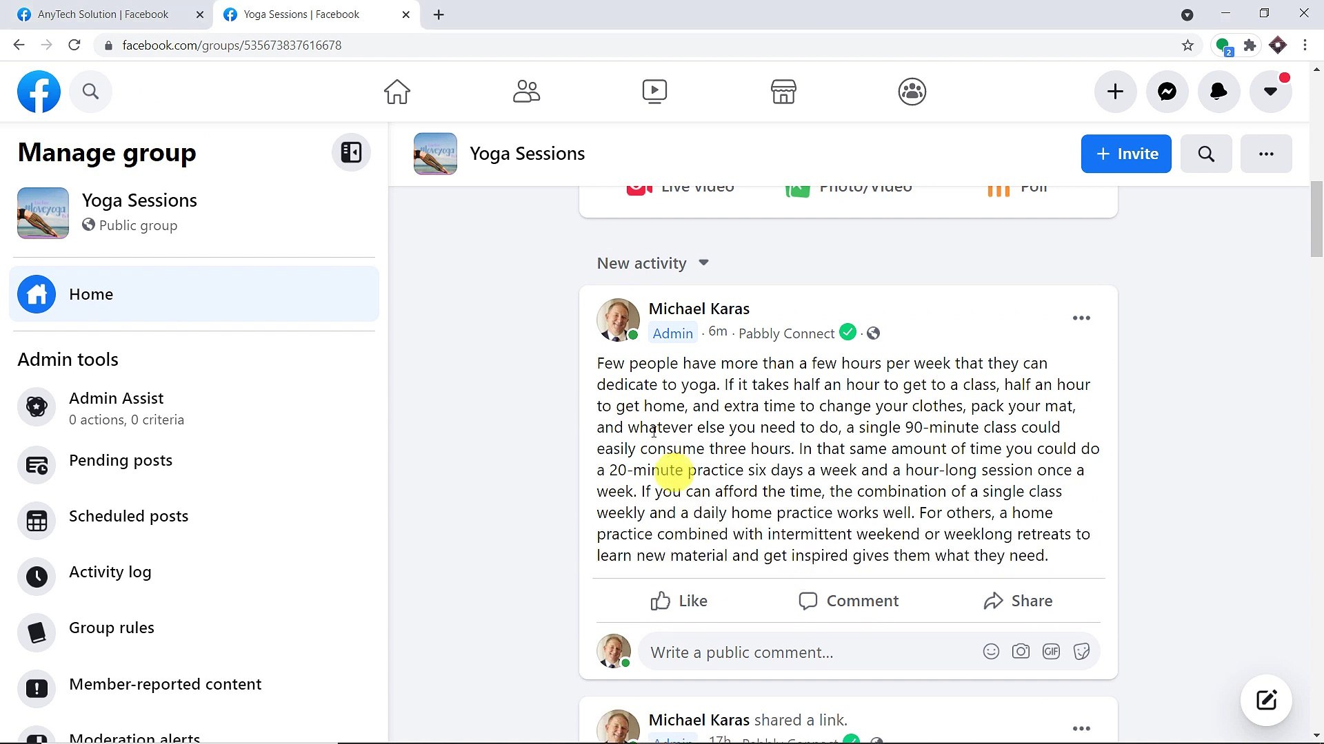 ⁣Share a Post from Facebook Page to Facebook Group Automatically