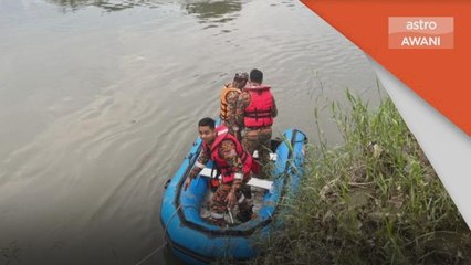 Lemas | Remaja jatuh sungai semasa mahu kutip bola