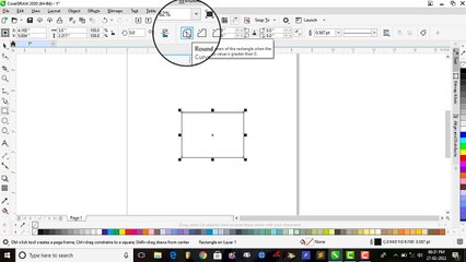 How To Use Rectangle & Ellipse Tool in Coreldraw