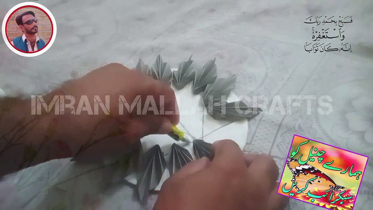easy idea wall decorations idea wall hanging crafts origami - video ...