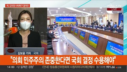 여 "날치기 책임 의장 사퇴해야"…야 "국민에 대한 도전"