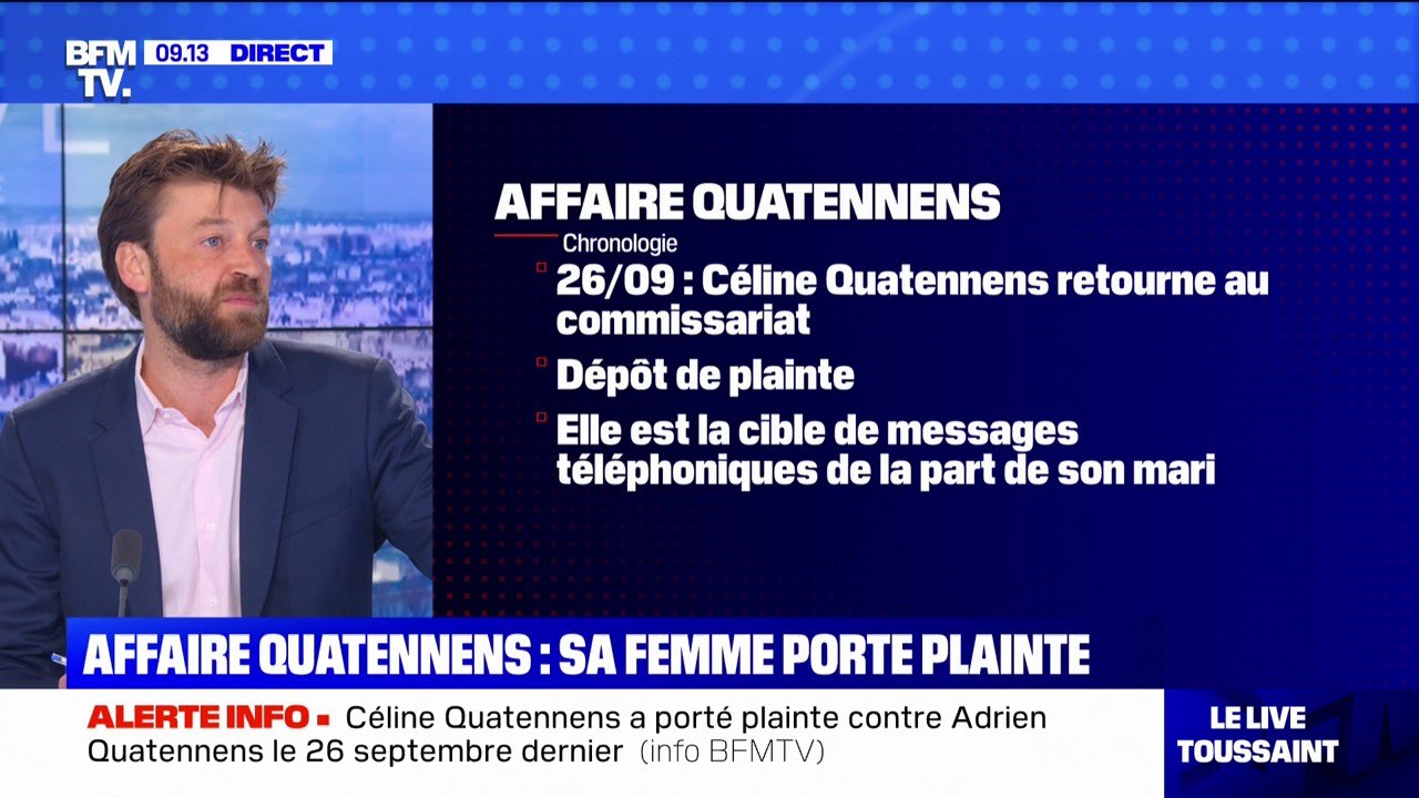 Céline Quatennens a déposé plainte contre Adrien Quatennens le 26 septembre