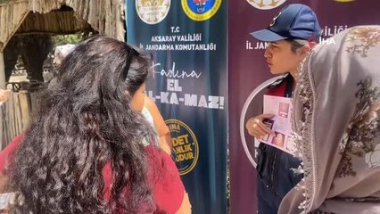 Jandarmadan Ihlara Vadisi'nde KADES eğitimi