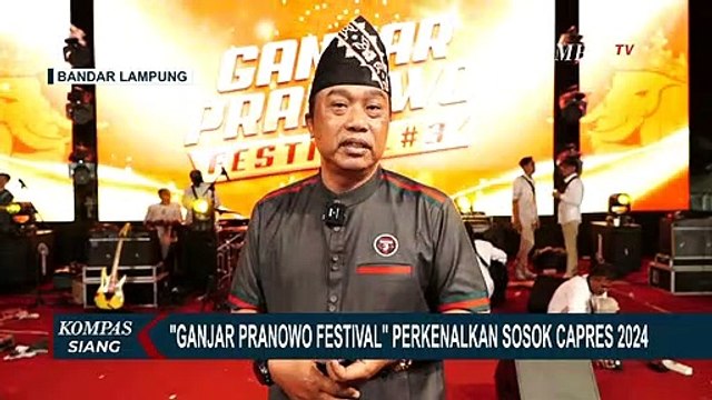 Ganjar Pranowo Festival Digelar di Bandar Lampung Jadi Ajang Memperkenalkan Sosok Ganjar!