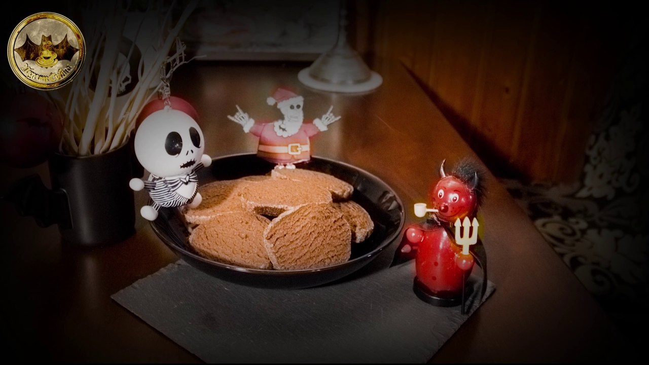 Schwarze Weihnachtsplätzchen (spooky christmas)