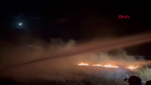 Son dakika haberleri... EĞİRDİR GÖLÜ KIYISINDA YANGIN