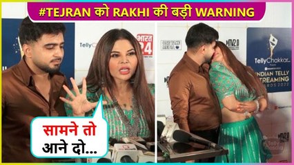 Rakhi Sawant Along With Bf Adil Warns #TejRan, Says #RaAdil Best Hai