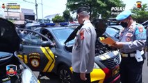 Kapolres Cianjur Melaksanakan Pengecekan Kendaraan Dinas Polsek Jajaran