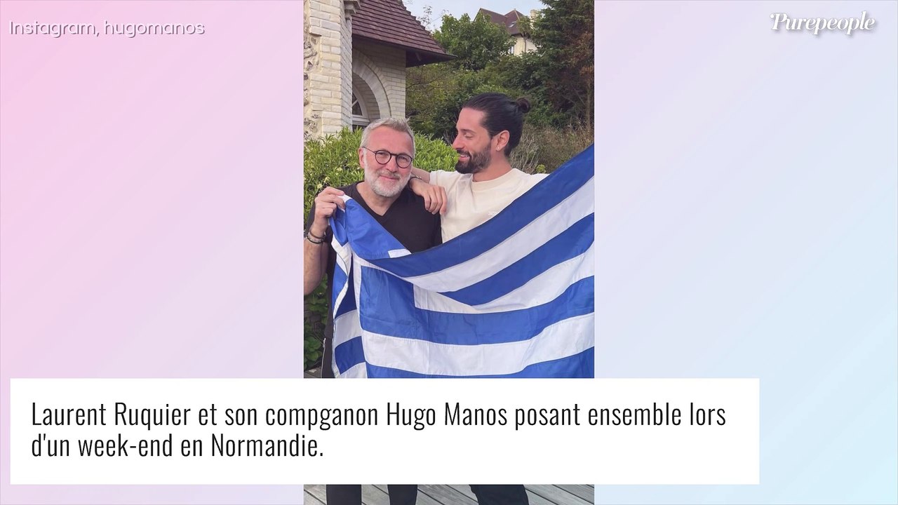 Laurent Ruquier et Hugo Manos complices et radieux : rares images du couple pour une soirée en amoureux