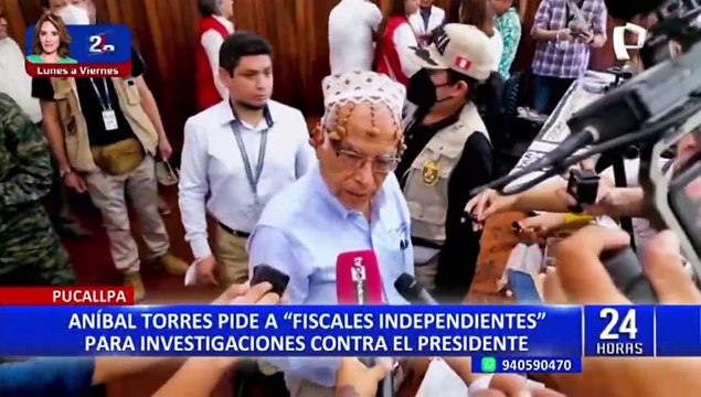 Aníbal Torres vuelve a criticar a la Fiscalía y pide que investigaciones se hagan objetivamente