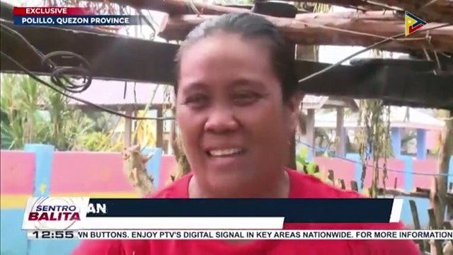 Isang isla sa Quezon Province, matinding pinadapa ng Super Typhoon Karding