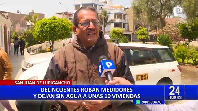 SJL: roban más de 16 medidores en menos de dos meses a todo un barrio