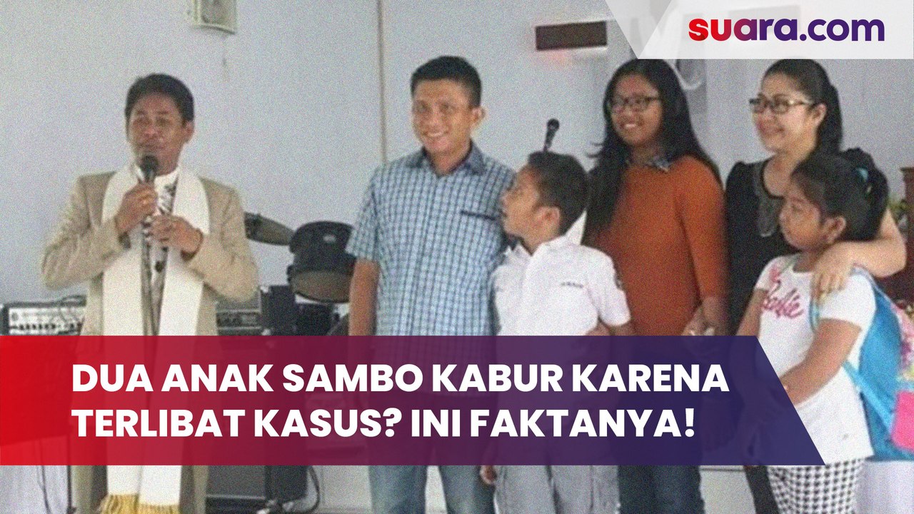 CEK FAKTA: Benarkah Dua Anak Ferdy Sambo Kabur Gegara Terlibat Dalam Kematian Brigadir J?