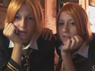 Fred   George watching Ouran High School Host Club ...