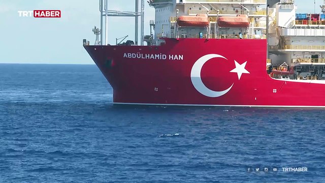 Abdülhamid Han'ı sondaj görevi esnasında ilk kez TRT Haber görüntüledi