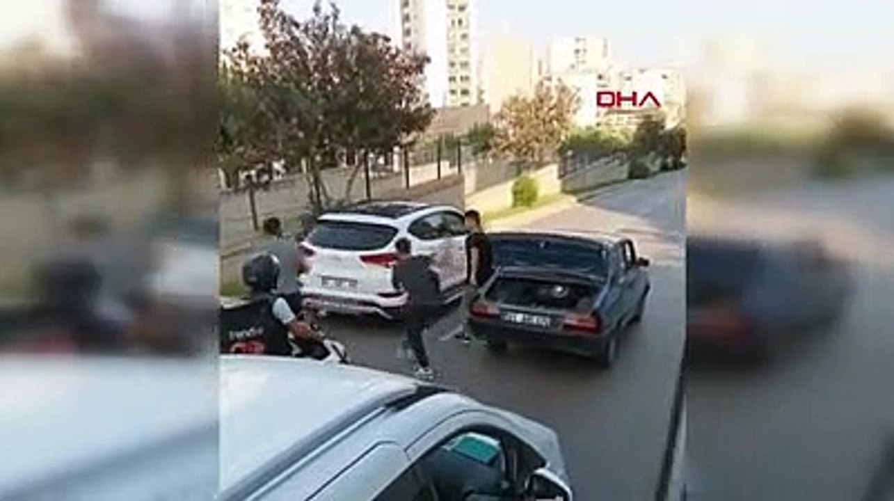 Trafikte pompalı dehşet, yola çöp atma meselesi yüzünden yaşanmış