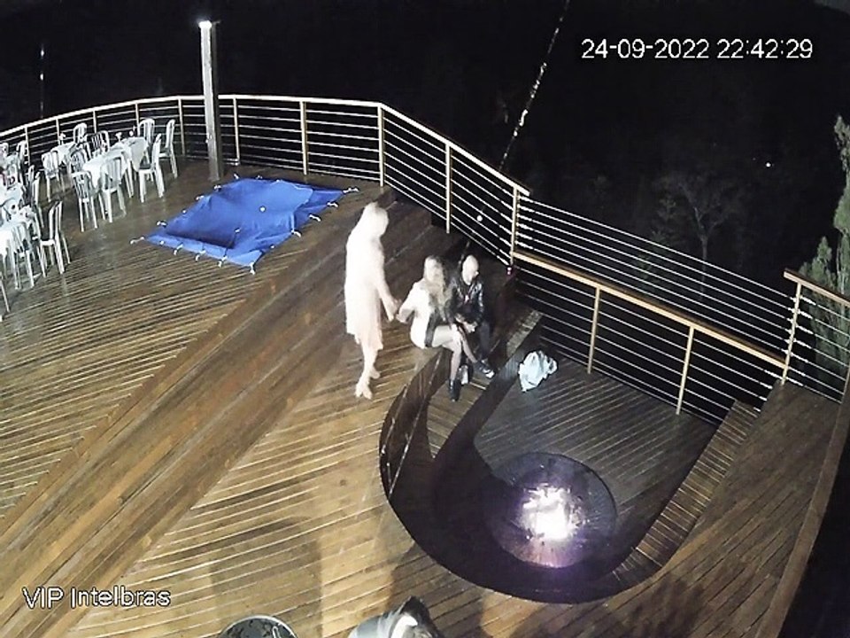 Mom Falls Down Steps and Head Lands in Firepit