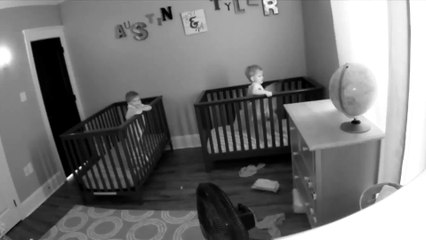 How Our Twins Travel by Crib