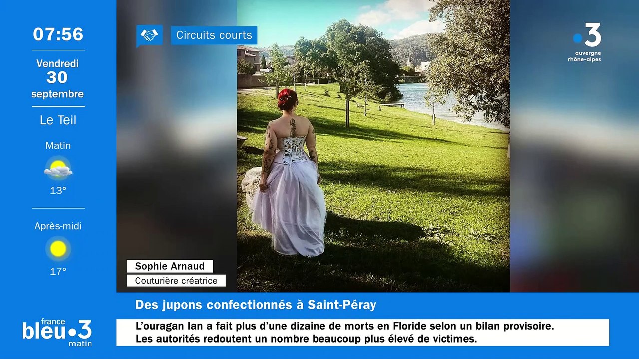 À Saint-Péray, "Les jupons de Sophie", des robes de mariées, robes Pin-Up et créations sur mesure