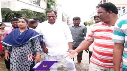 Minister Malla Reddy Inspects Flood Affected Areas | V6 News