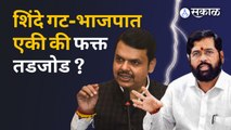 Eknath Shinde शिंदे गट आणि भाजपात एकी नाही तर फक्त तडजोड?,चंद्रकांतदादा बोलून गेले आणि सत्य समोर आलं