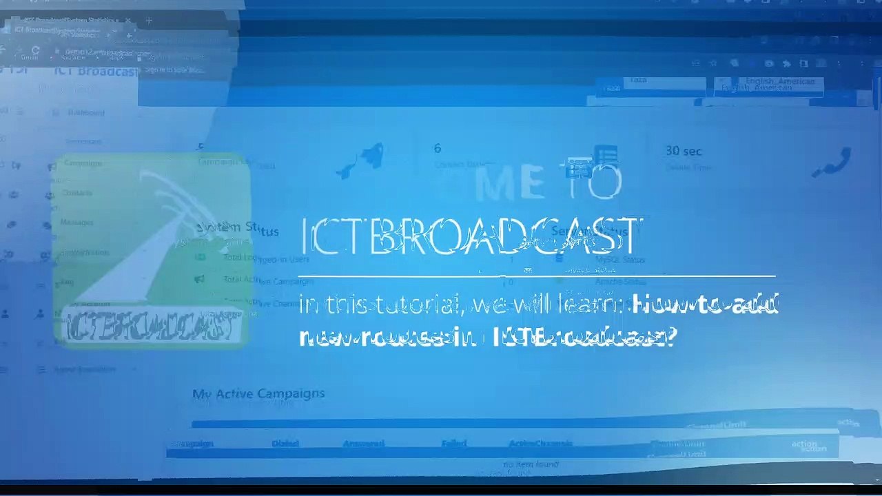 How to add new route in ICTBroadcast || Auto Dialer Software