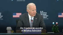 Biden: "USA werden niemals Russlands Annexion ukrainischer Regionen anerkennen"