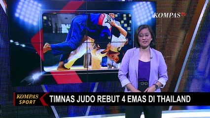 Bersaing dengan 10 Negara, Timnas Judo Rebut 4 Emas di Thailand Internasional Judo Championship 2022