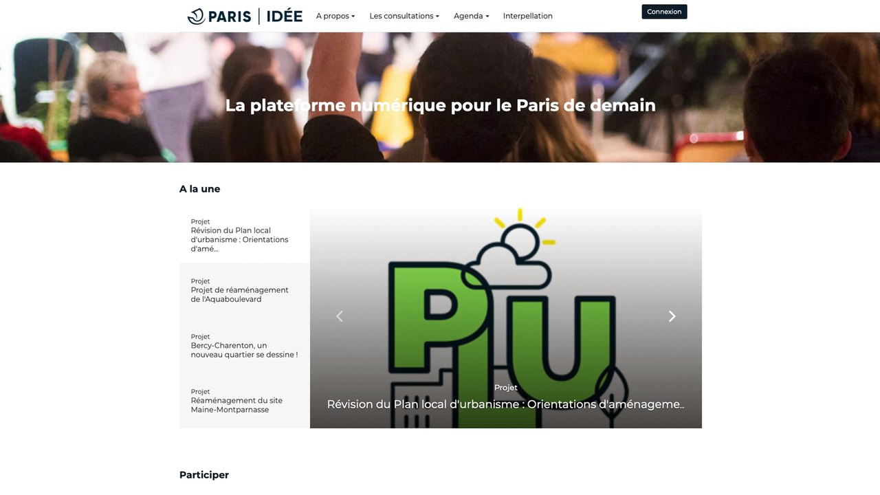Révision du Plan Local d'Urbanisme de Paris, donnez votre avis sur idee.paris.fr dans le cadre de la nouvelle concertation | Paris se transforme | Ville de Paris