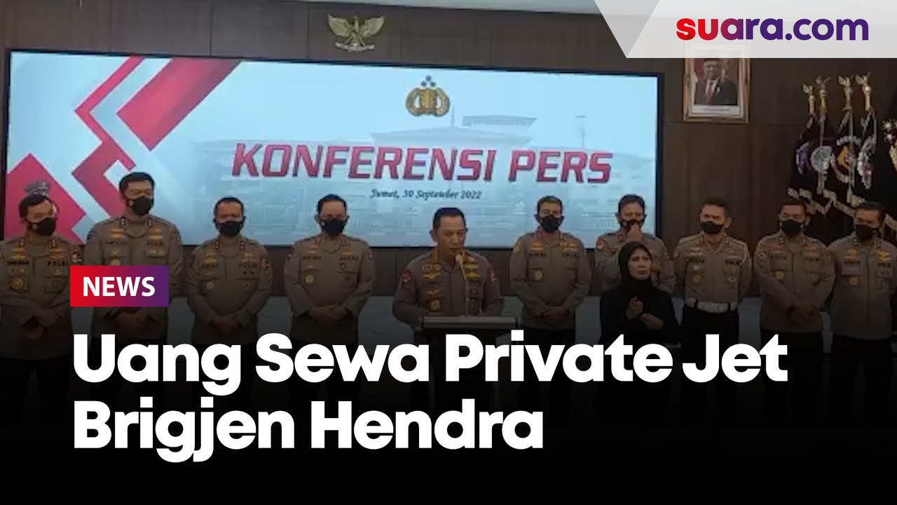 Dittipikor dan Propam Dalami Asal Usul Uang Sewa Private Jet yang Dipakai Brigjen Hendra Kurniawan 