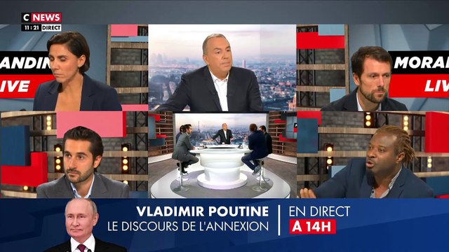 Colère de la porte-parole du Rassemblement national ce matin dans Morandini Live quand le rappeur Rost refuse de condamner la phrase la police tue : Je ne suis pas là pour vous répondre à ça ! - VIDEO
