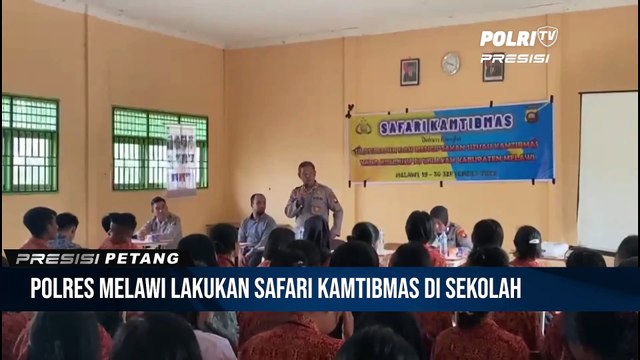 Polres Melawi Gelar Penyuluhan dan Pembinaan, Satbinmas Polres Melawi Gelar Safari Kamtibmas di SMA Belimbing Hulu