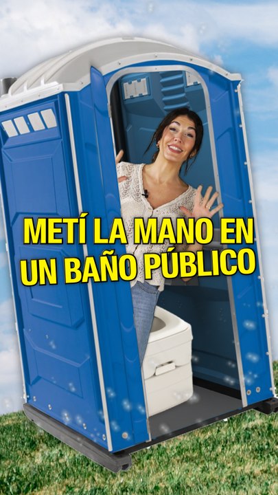 Metí la mano en un baño público