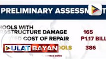 DepEd: 386 paaralan, naitalang totally damaged kasunod ng pananalasa ng Bagyong Karding