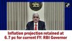 Inflation projection retained at 6.7% for FY23: RBI