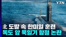 北 도발 속 한미일 연합 훈련...독도 앞 '욱일기 훈련' 논란도 / YTN