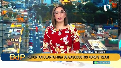 "Presunto sabotaje": Suecia descubre nueva fuga en los gasoductos Nord Stream 1 y 2