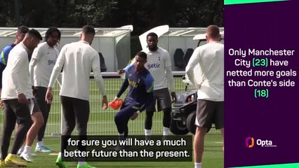 Скачать видео: Conte hopes Tottenham replicate Arsenal's Arteta patience