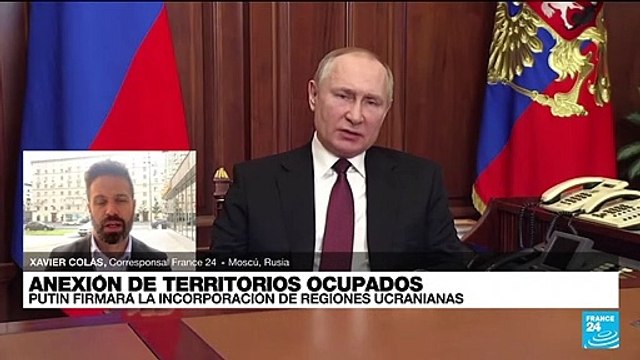 Informe desde Moscú: Rusia formalizará la anexión de cuatro regiones ucranianas