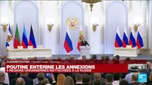 REPLAY - Vladimir Poutine entérine l'annexion de quatre territoires ukrainiens à la Russie