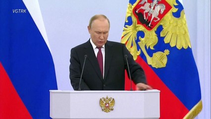Putin firma los tratados de anexión con cuatro regiones ucranianas ocupadas