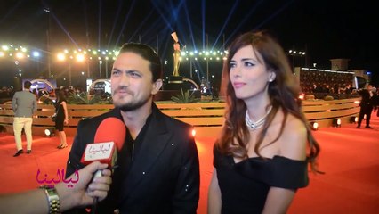 هيثم سعيد وزوجته