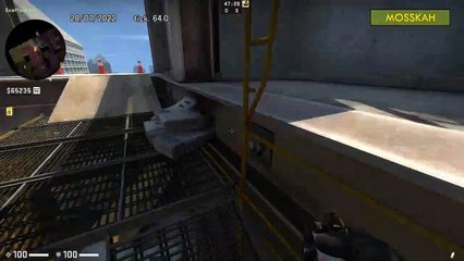 How to Smoke Double Boost on Vertigo, option 1 - CSGO