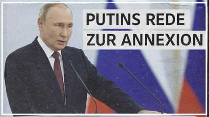 Putin über Annexion: "Weil dies der Wille von Millionen von Menschen ist"